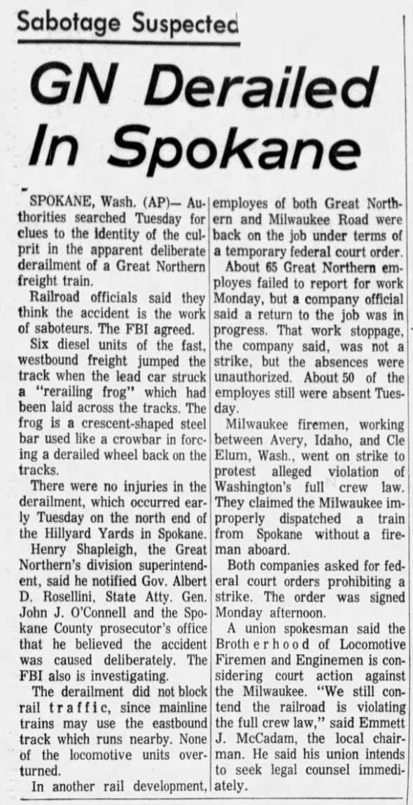 Clipping from The Missoulian
